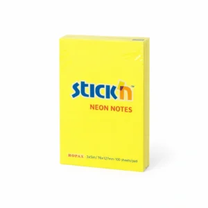 NOTA ADHESIVA STICKN 21132 BLOCK 100H 2X3 NEON AMARILLO