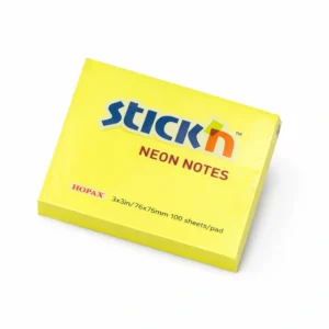 NOTA ADHESIVA STICKN 21135 BLOCK 100H 3X5 NEON AMARILLO