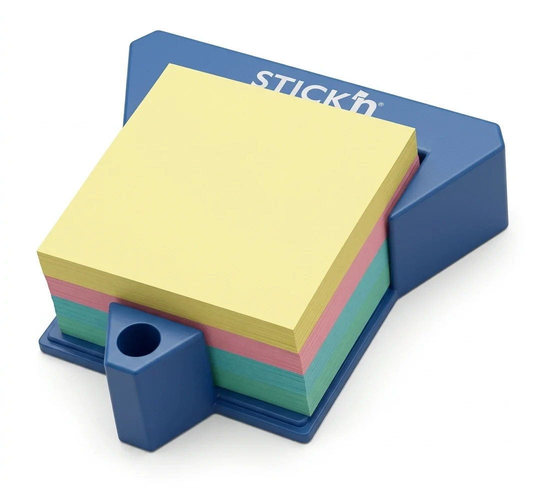 NOTA ADHESIVA STICKN 21271 CUBO 3X3 PASTEL CON BASE