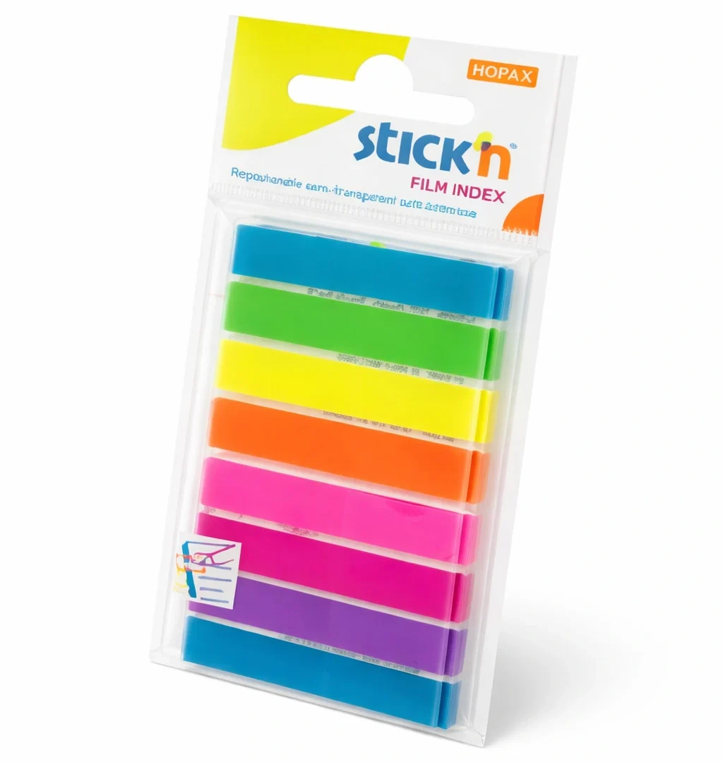 NOTA ADHESIVA STICKN 21401 BANDERITAS MINI 8 COLORES