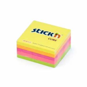 NOTA ADHESIVA STICKN CUBO 250H 2X2 NEON ARCOIRIS