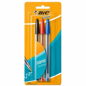BOLIGRAFO GRUESO BIC INTENSO 1.6MM AZUL, NEGRO Y ROJO T-3 COL