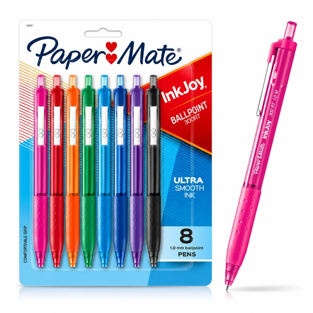 BOLIGRAFO MEDIANO KILOMETRICO 300RT BLISTER-8 COL.