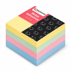 NOTA ADHESIVA PRECISION CUBO 2X2X250H 4 COL. PASTEL