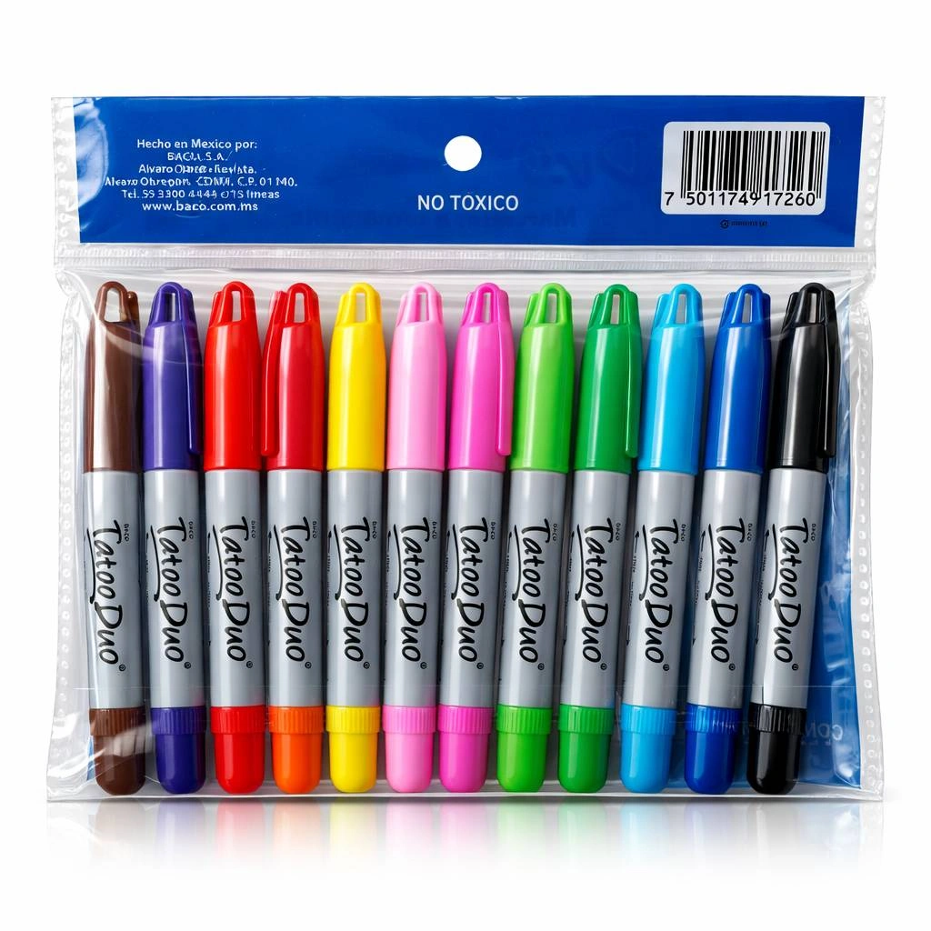 MARCADOR-PERMANENTE-TATOO-BACO-DUO-ESTUCHE-12-COL