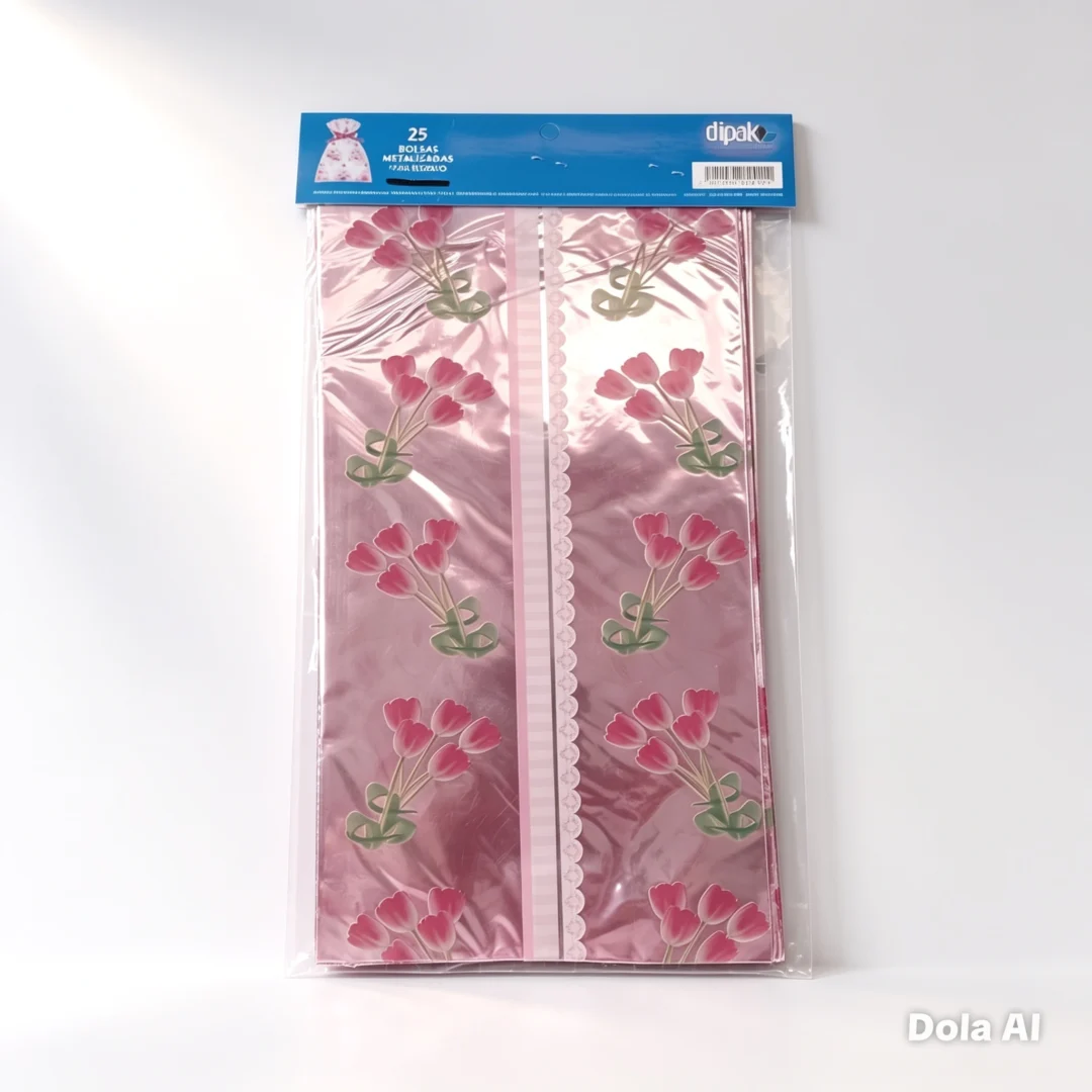BOLSA CELOFAN DIPAK METALIZADA DAMA P-25