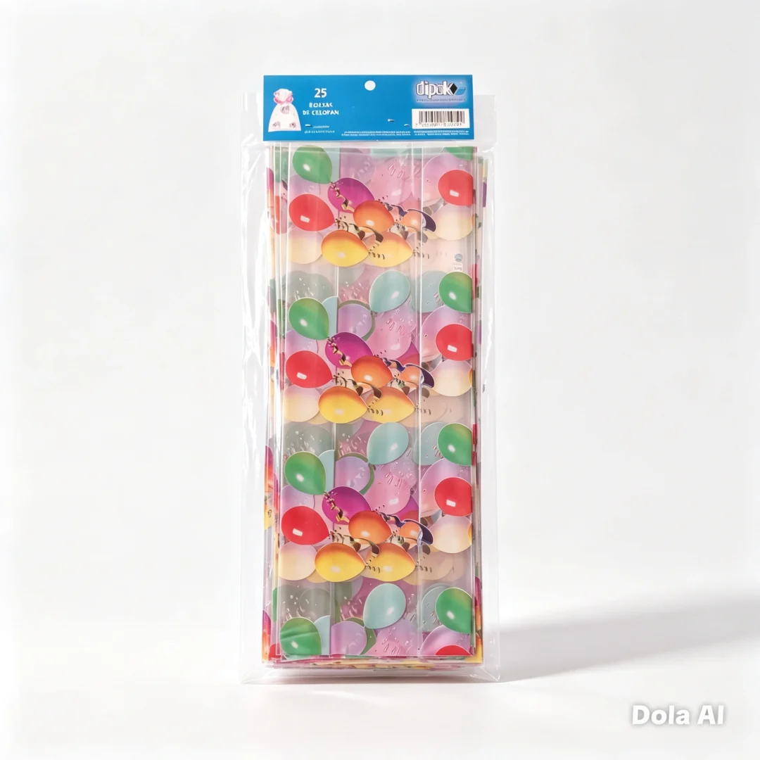 BOLSA CELOFAN MINI DIPAK TODA OCASION GENERICO P/25