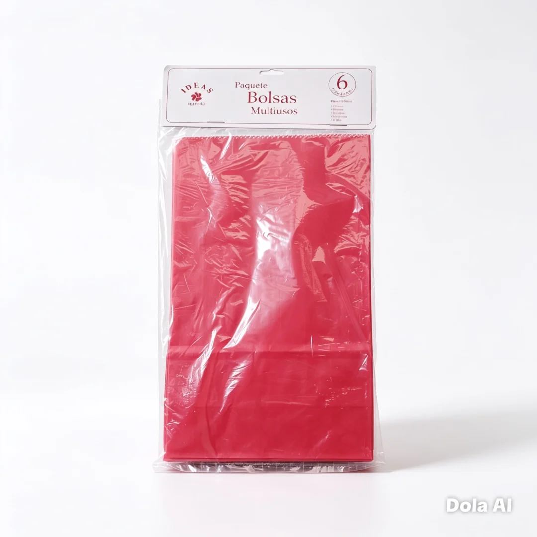 BOLSA KRAFT DULCERA SIGMA ROJO-ROSADO P-6